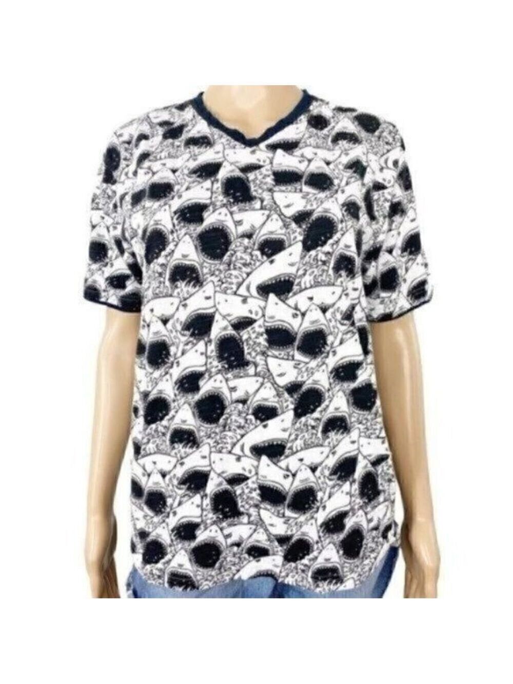American Republic Shark short sleeve T-shirt sz M